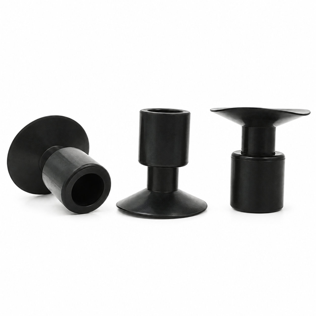 Custom molded vacuum suction cup for automation equipment