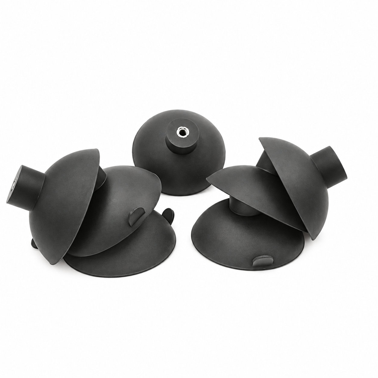 Custom M6 silicone rubber 80mm suction cups