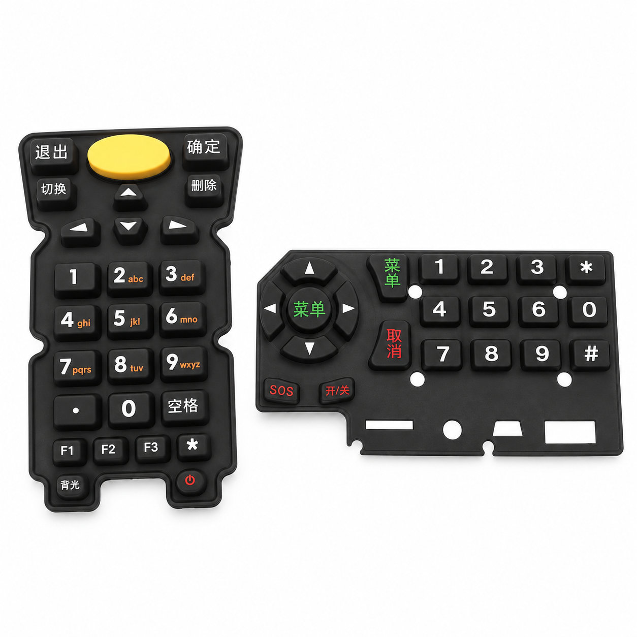 Custom made electronic silicone keypad numeric keyboard