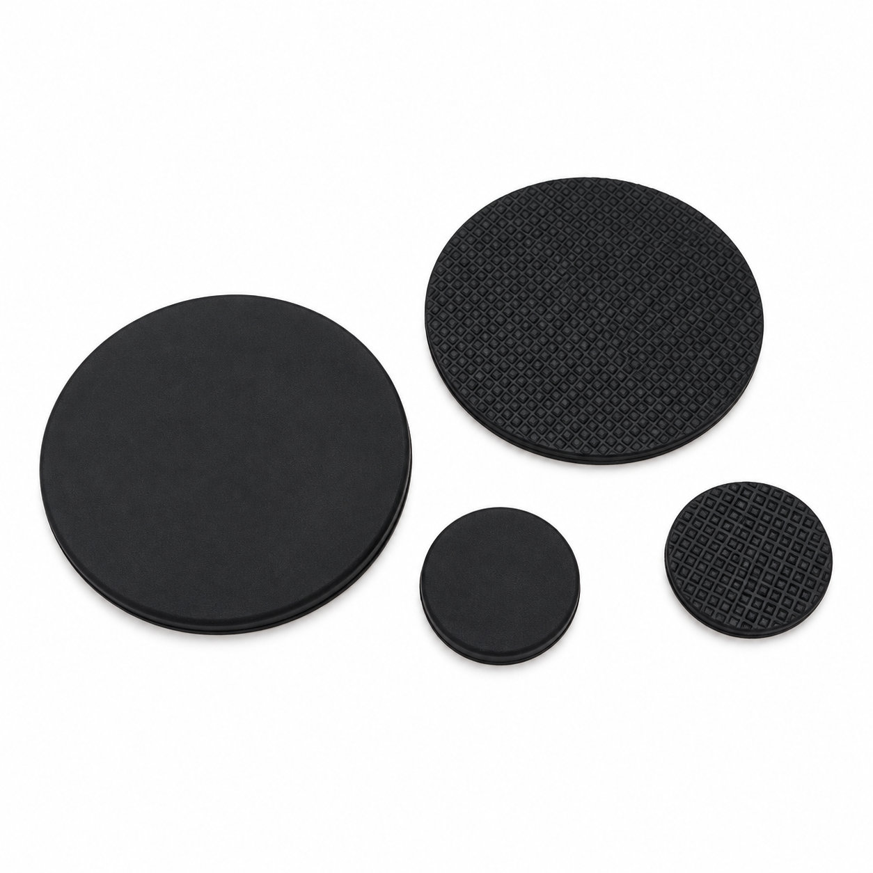 Black adhesive rubber feet 3m adhesive sticky backed