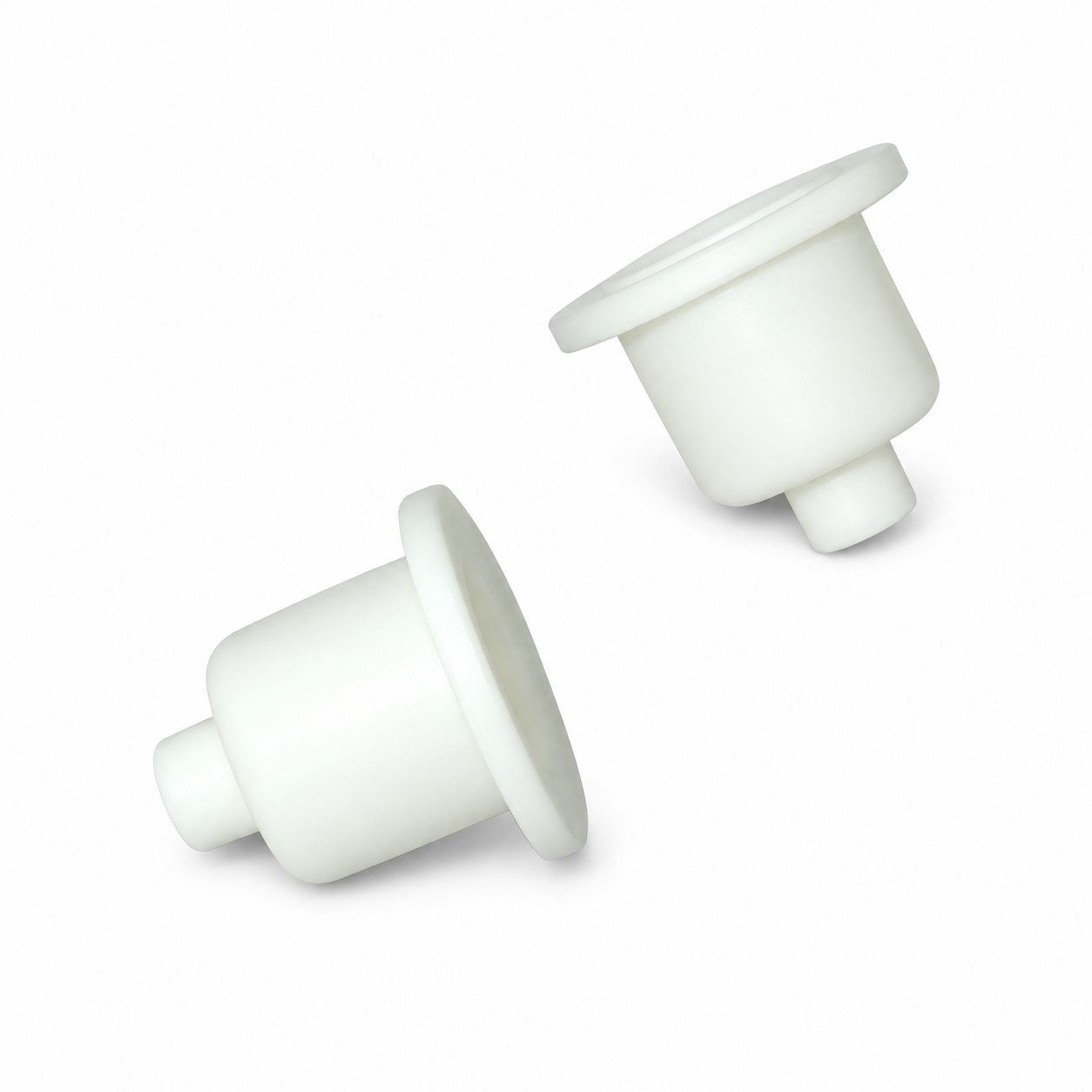 Heat resistant tapered silicone rubber stopper plug for hole