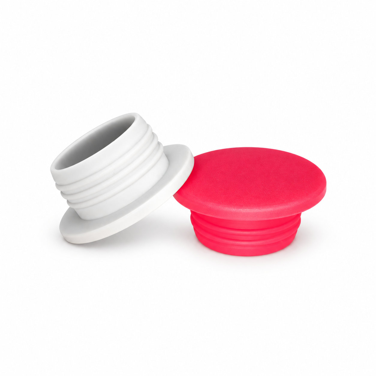 Custom molded FDA silicone rubber bottle stopper plug