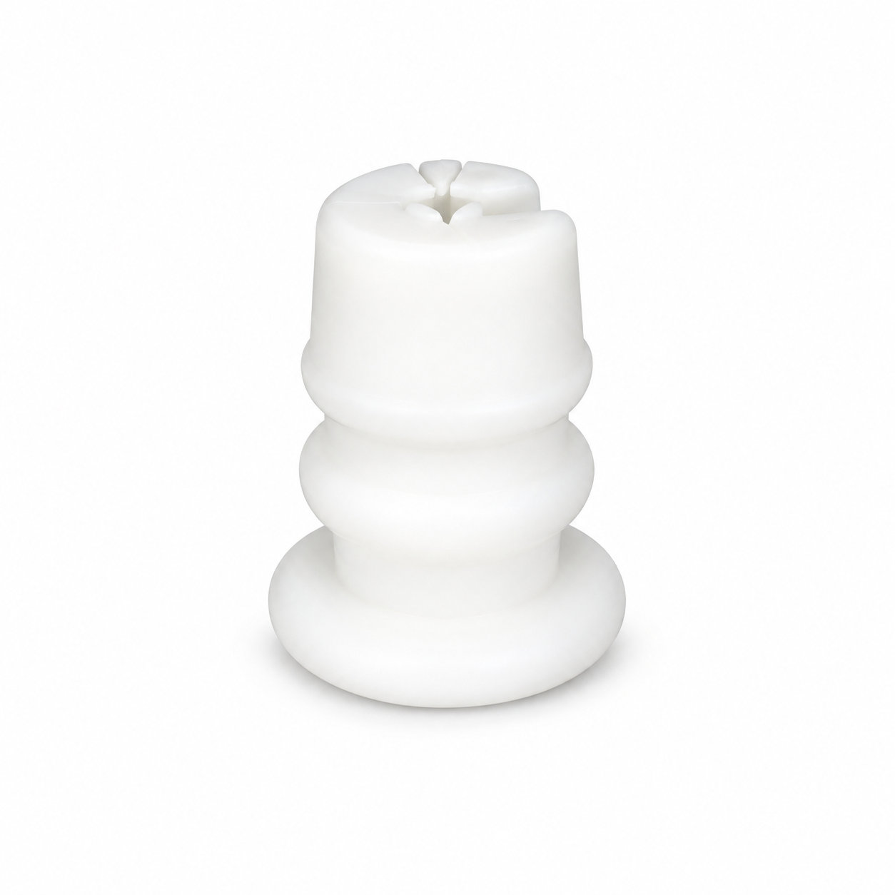 High temperature silicone rubber tapered split plug