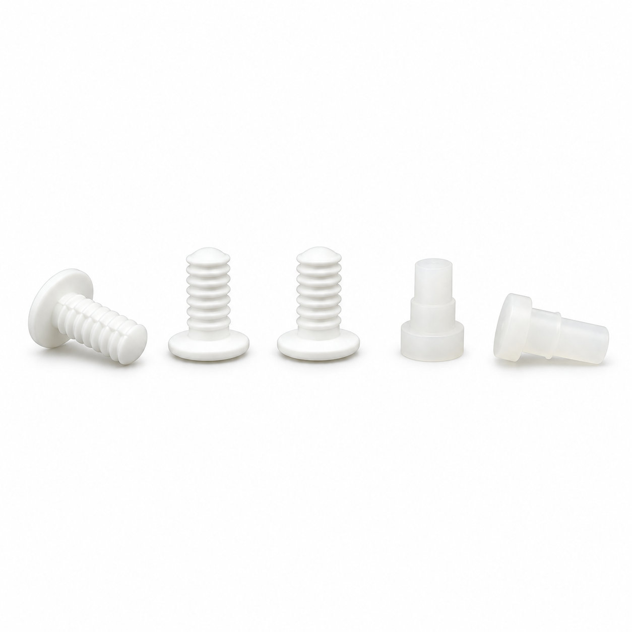 Custom made 8mm small silicone rubber hole plug