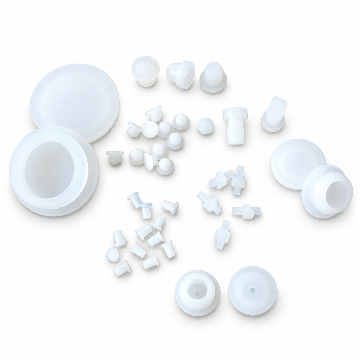 Custom made medical silicone rubber plug stopper