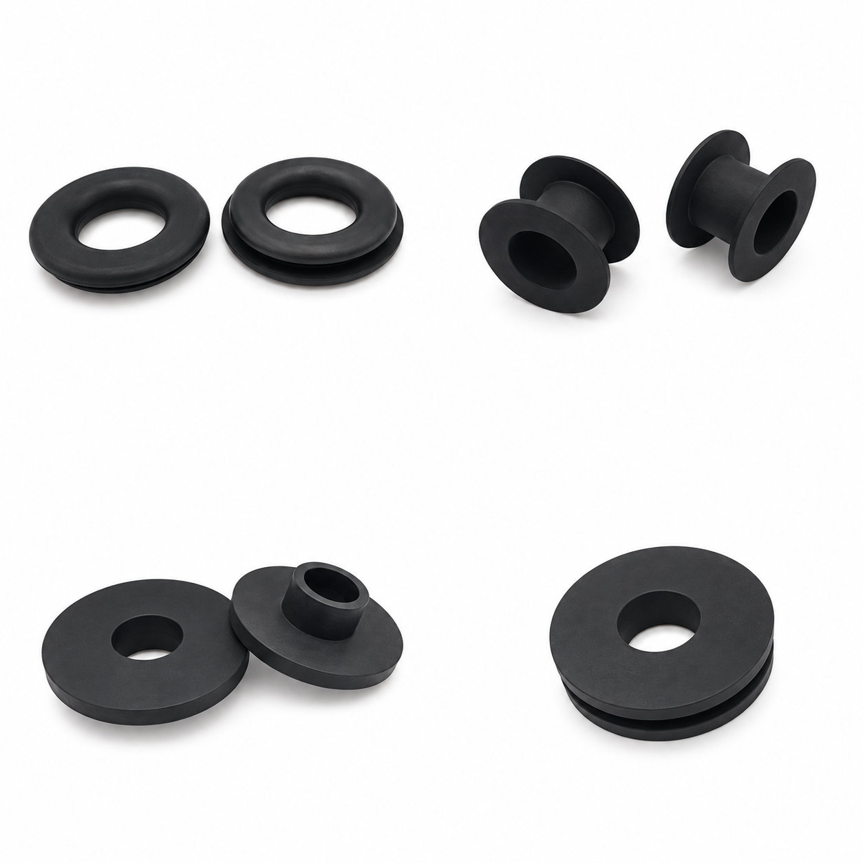 Round Square Grommet Waterproof for Hole Sealing