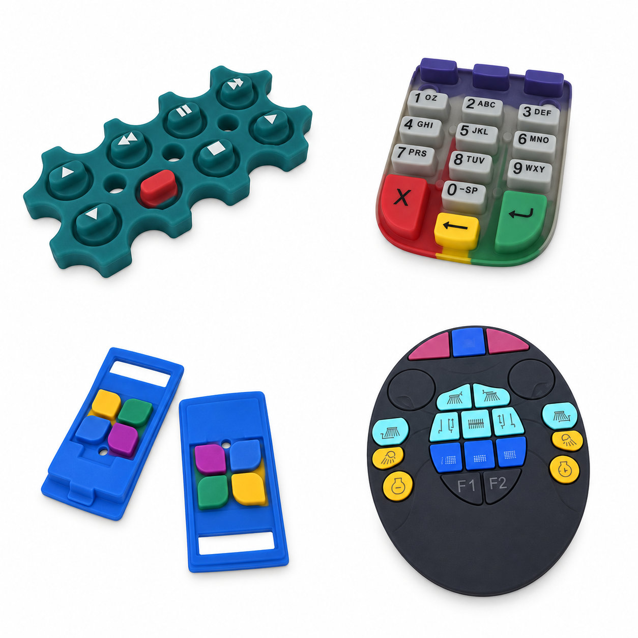 Silicone keypad rubber button pad manufacturer