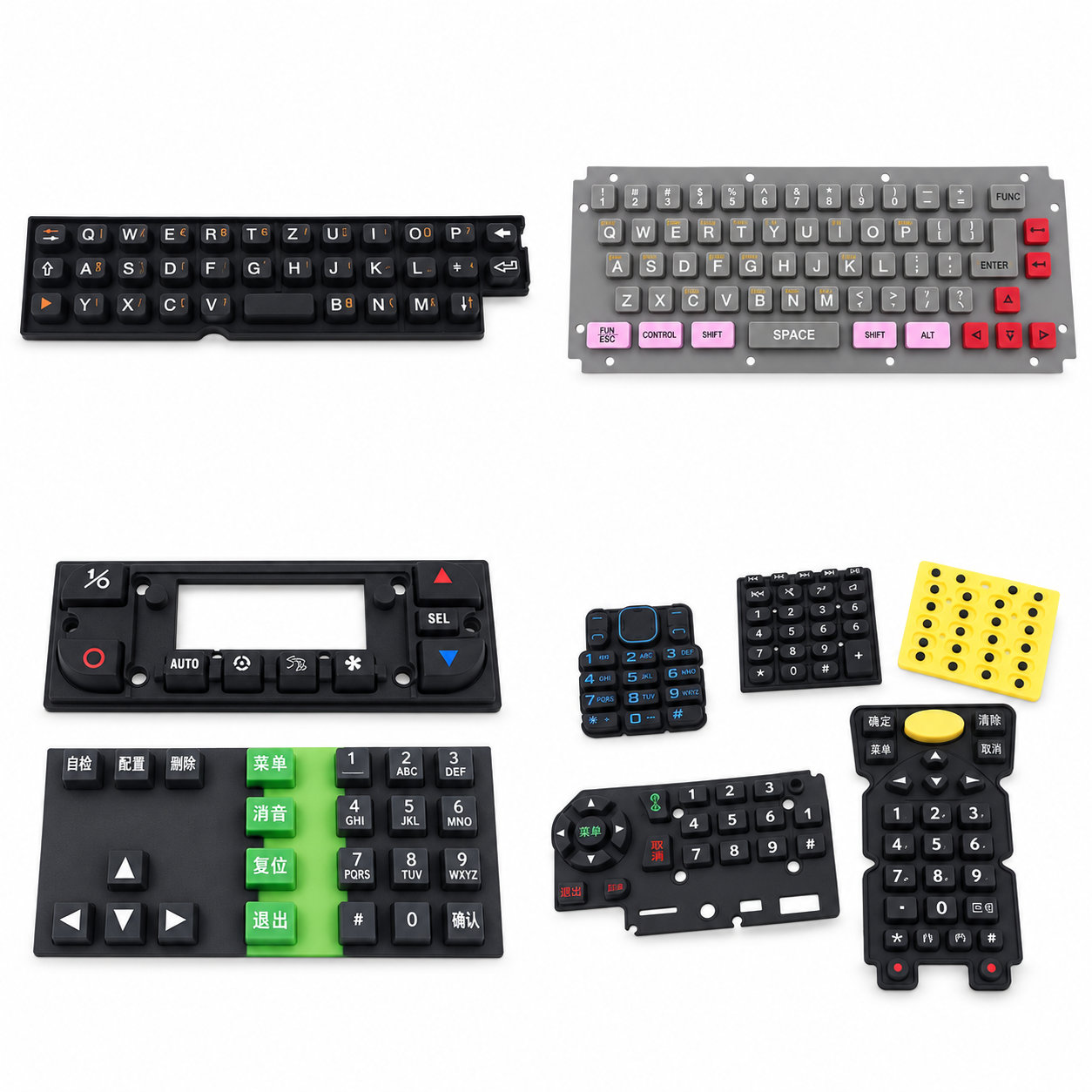 Rubber keyboard key pad/ High quality phone keypad
