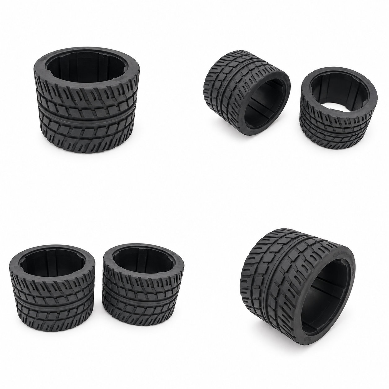 Custom made solid rubber tire silicone wheel