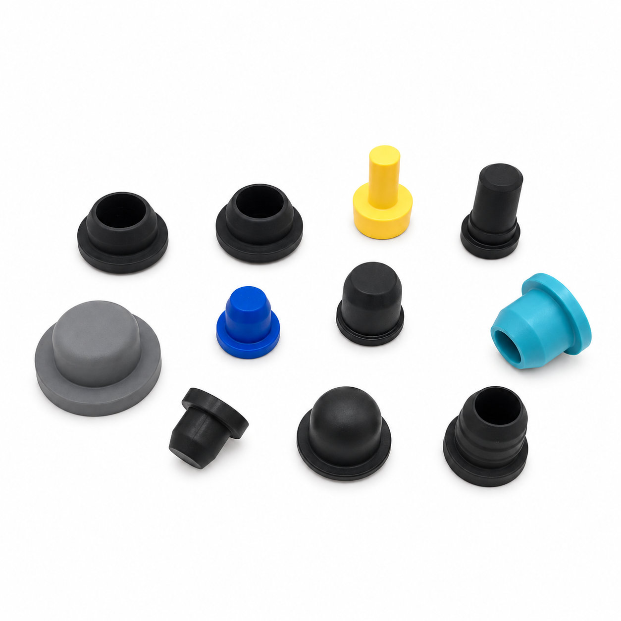 Rubber stopper for hole food grade silicone plugs