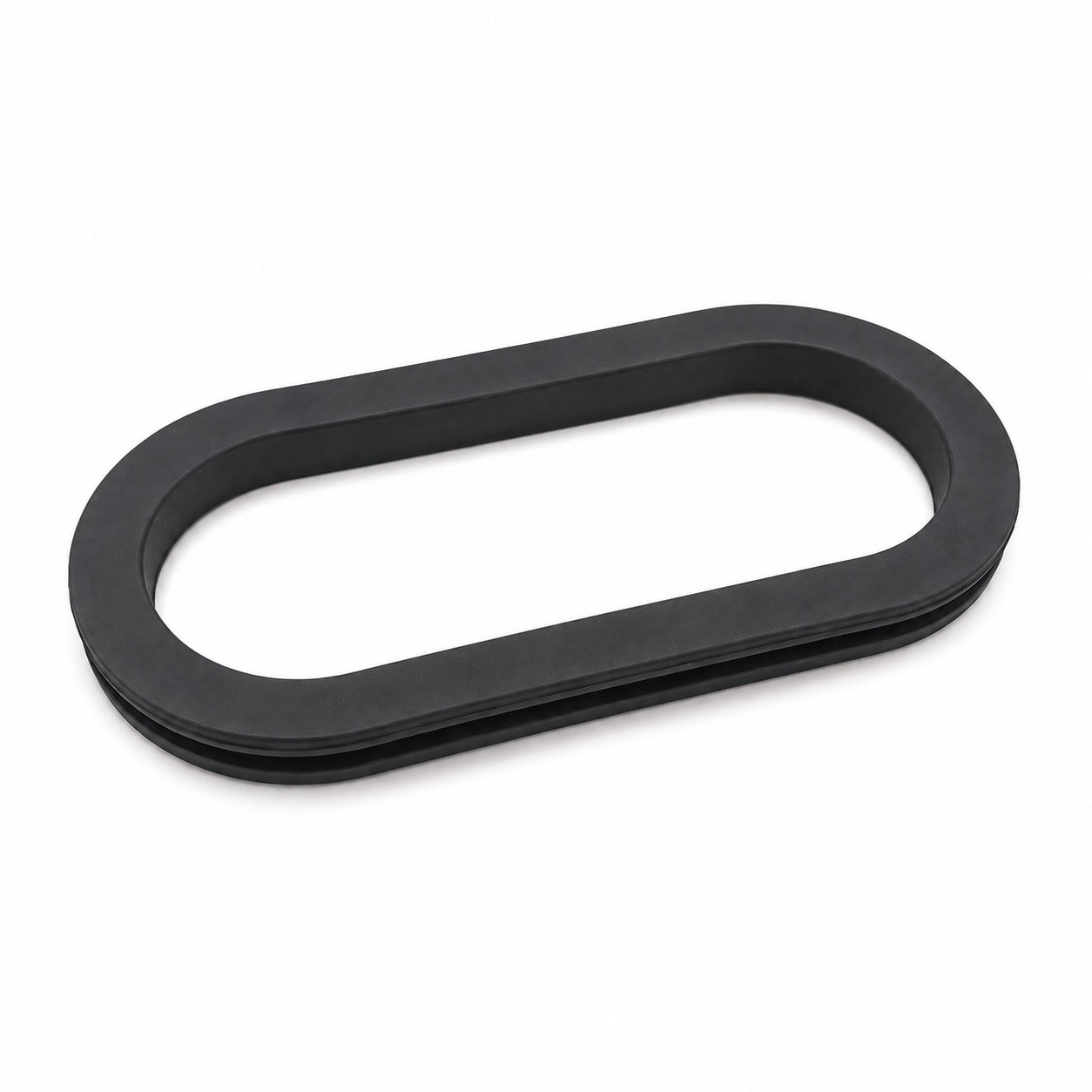 Custom made rubber cable through wall grommet