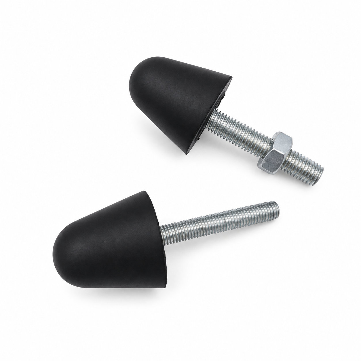Rubber vibration damper mounting shock absorber