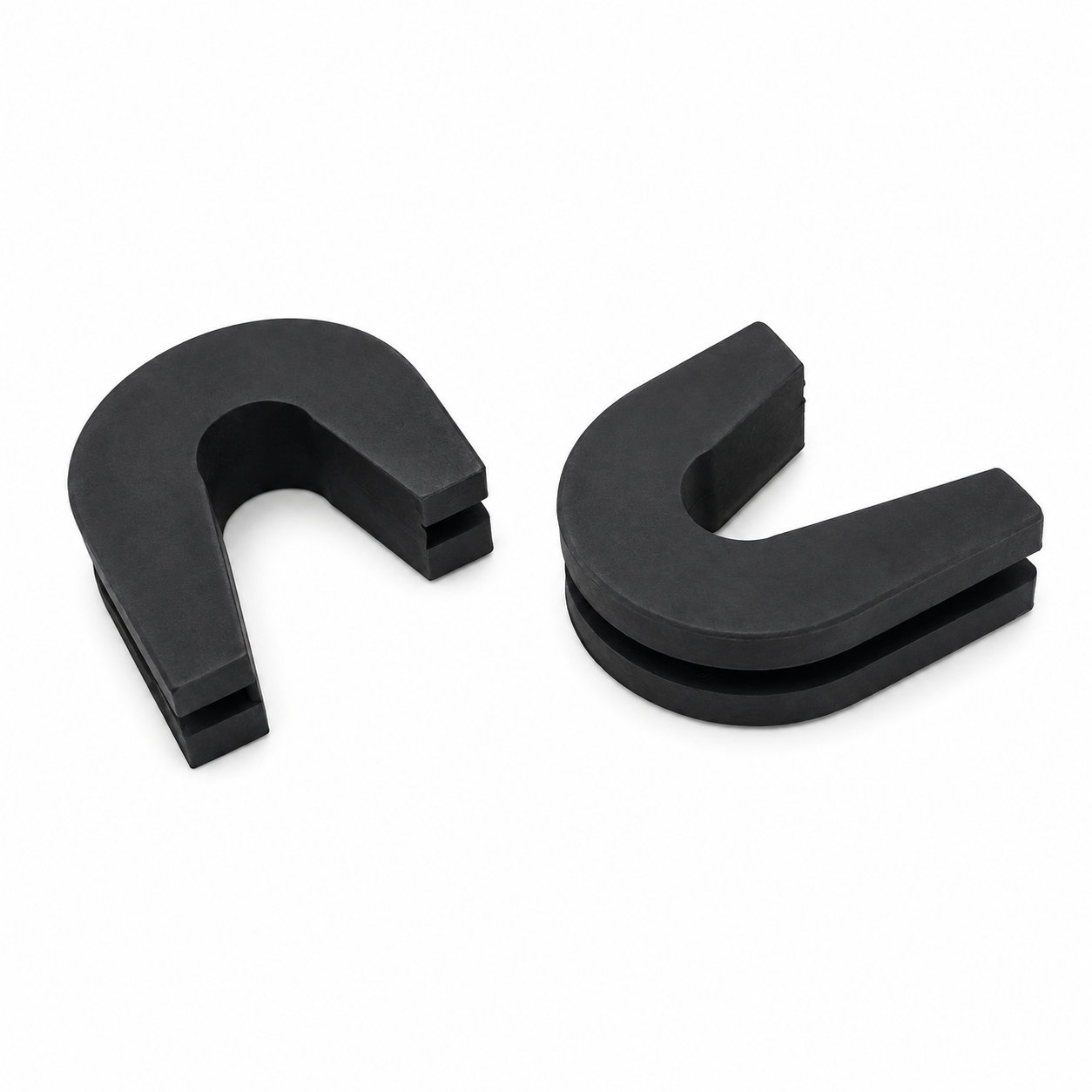 Oblong Rubber Half Grommet Hook Cushion