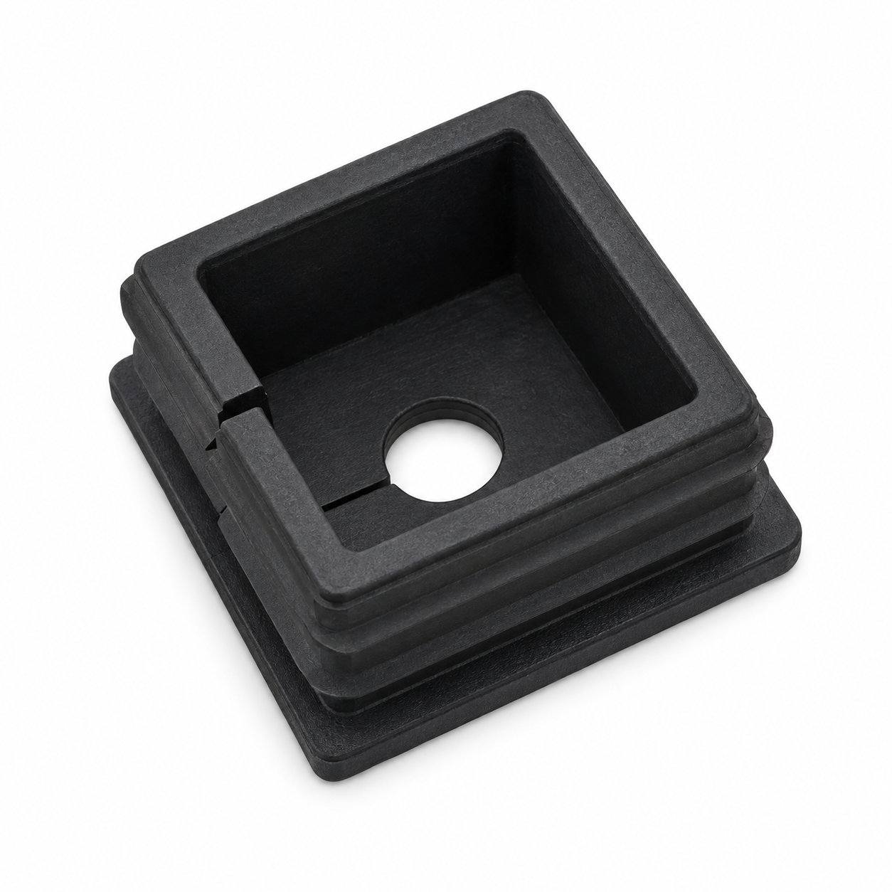 Custom made hole rubber square tube sleeve