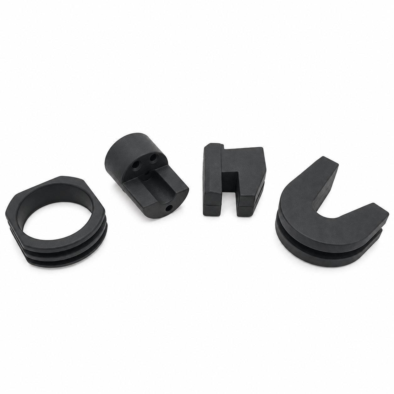 Firewall grommet seal angled rubber grommet