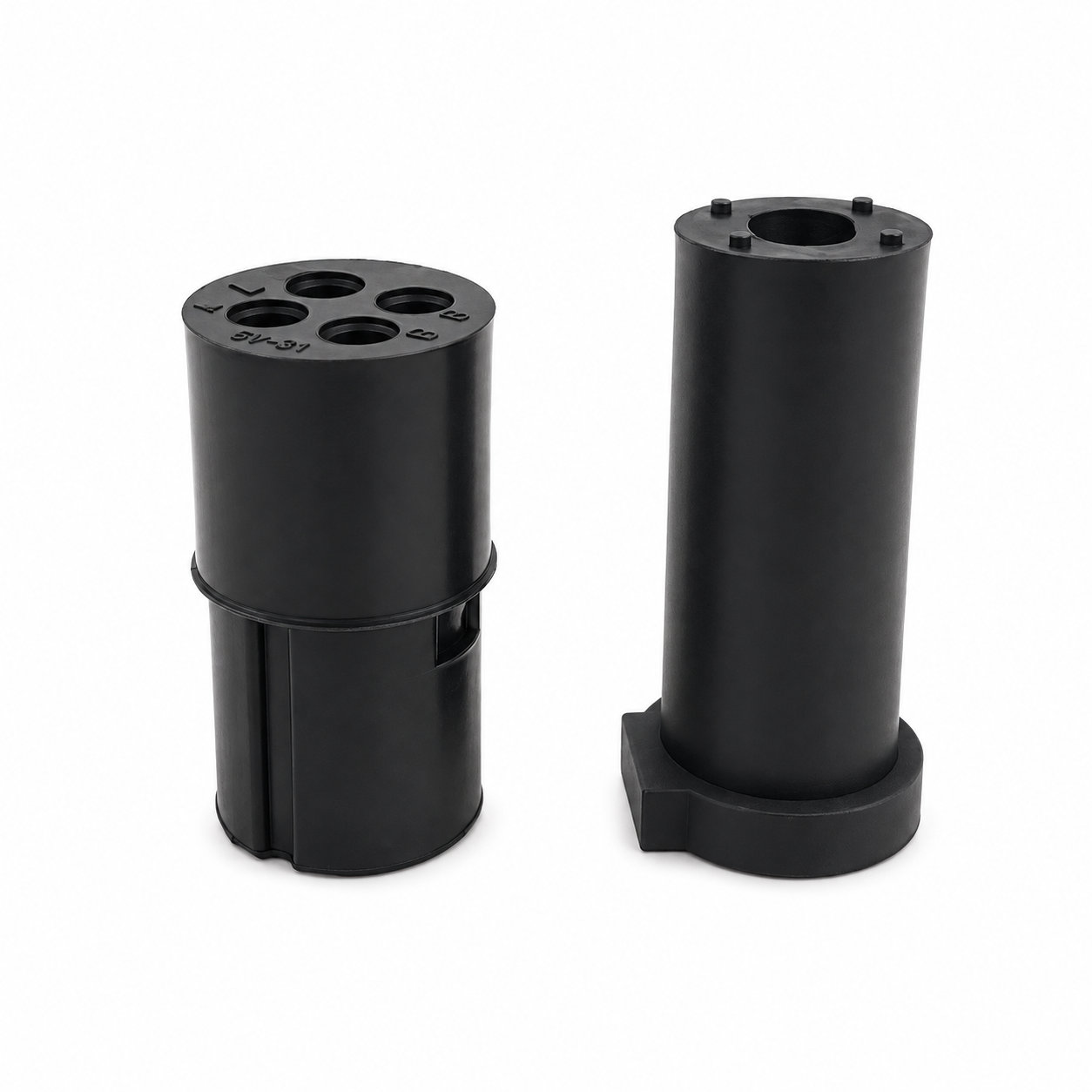 Waterproof sleeved grommet automotive pipe sleeve