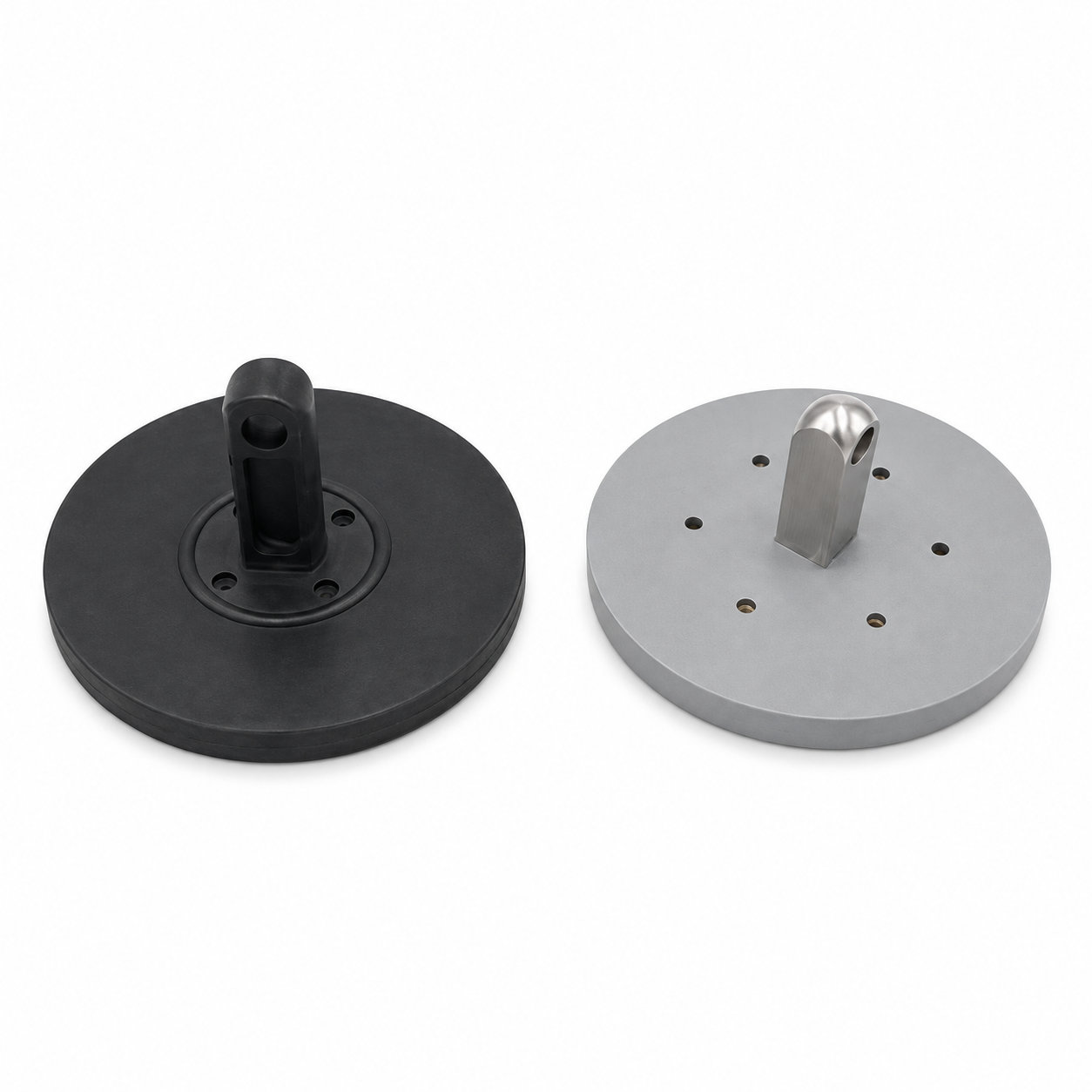 M8 thread glass suction cups flat rubber power cups