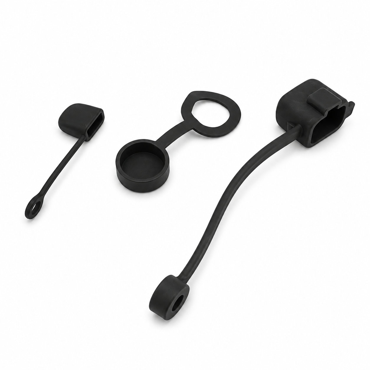 Silicone rubber plug cap for protection and dustproof