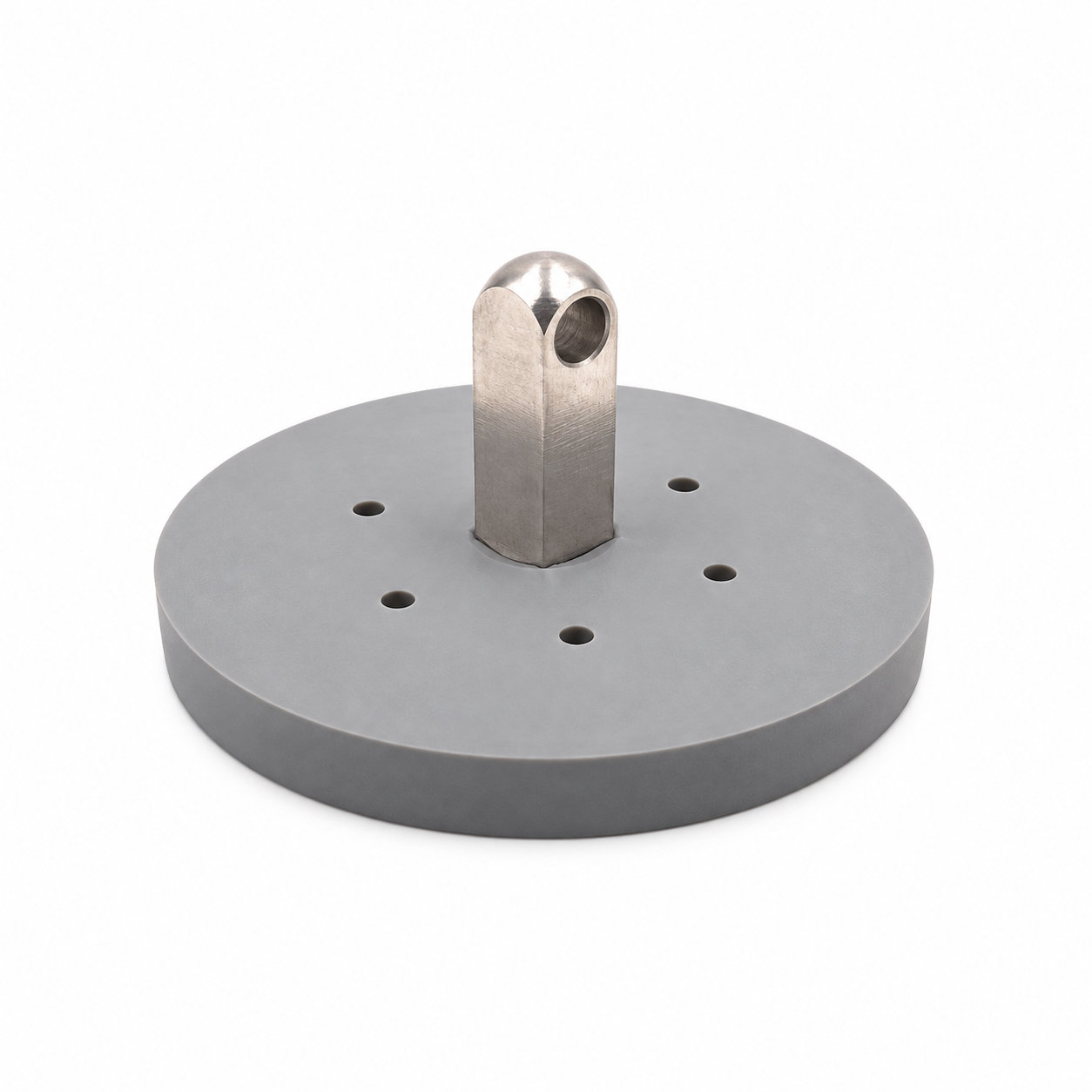 Custom made rubber suction cup with hardware