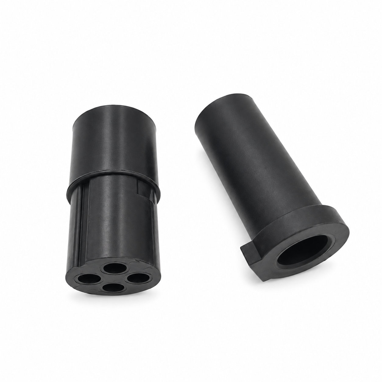 Hard rubber cable protection sleeve grommet