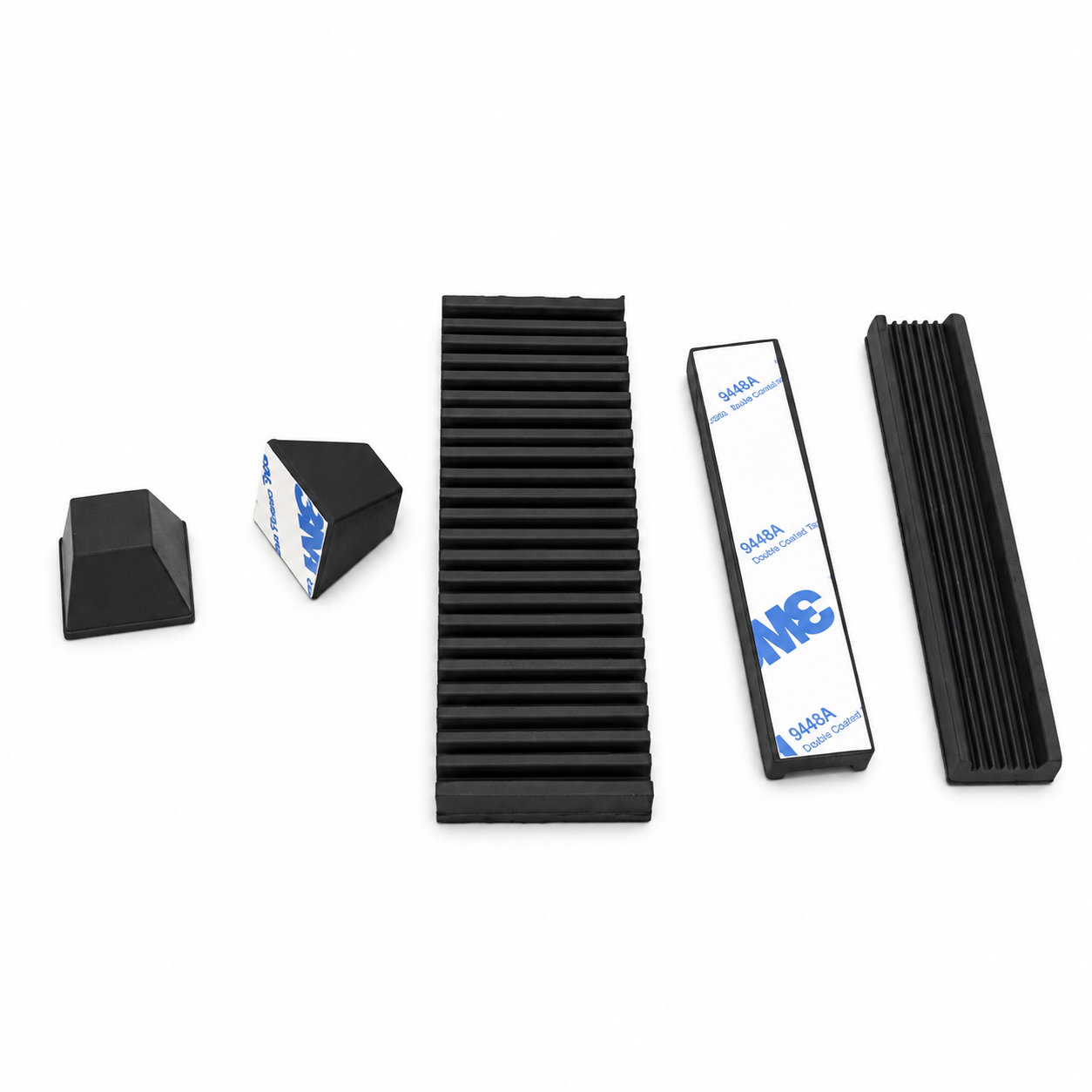 Sticky rubber bridge bearing pad for anti slip