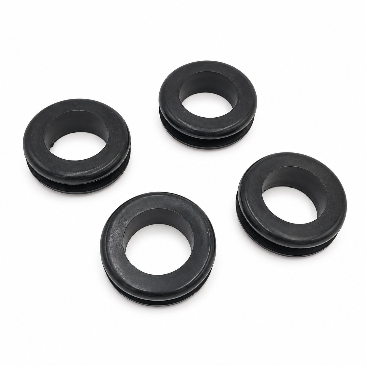 Black fairlead PVC EPDM Rubber cable wall grommet