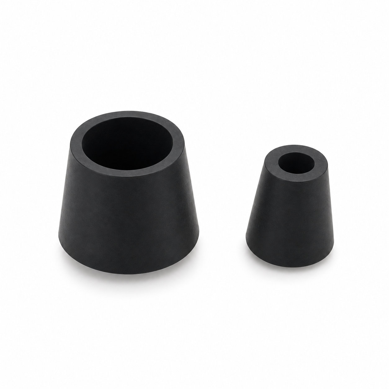 Silicone rubber tips for furniture legs, crutch, cane