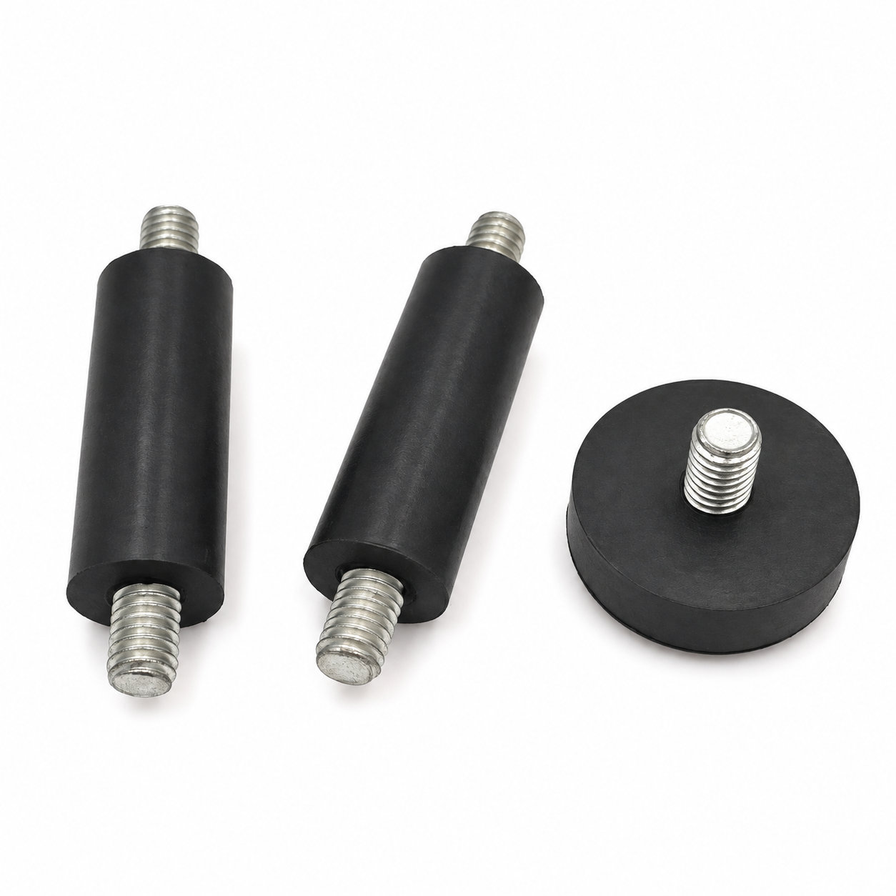 Molded screw rubber bumper/rubber feet with screw insert
