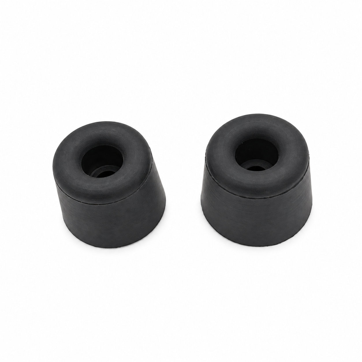 Protective non-slip tapered rubber cushion feet