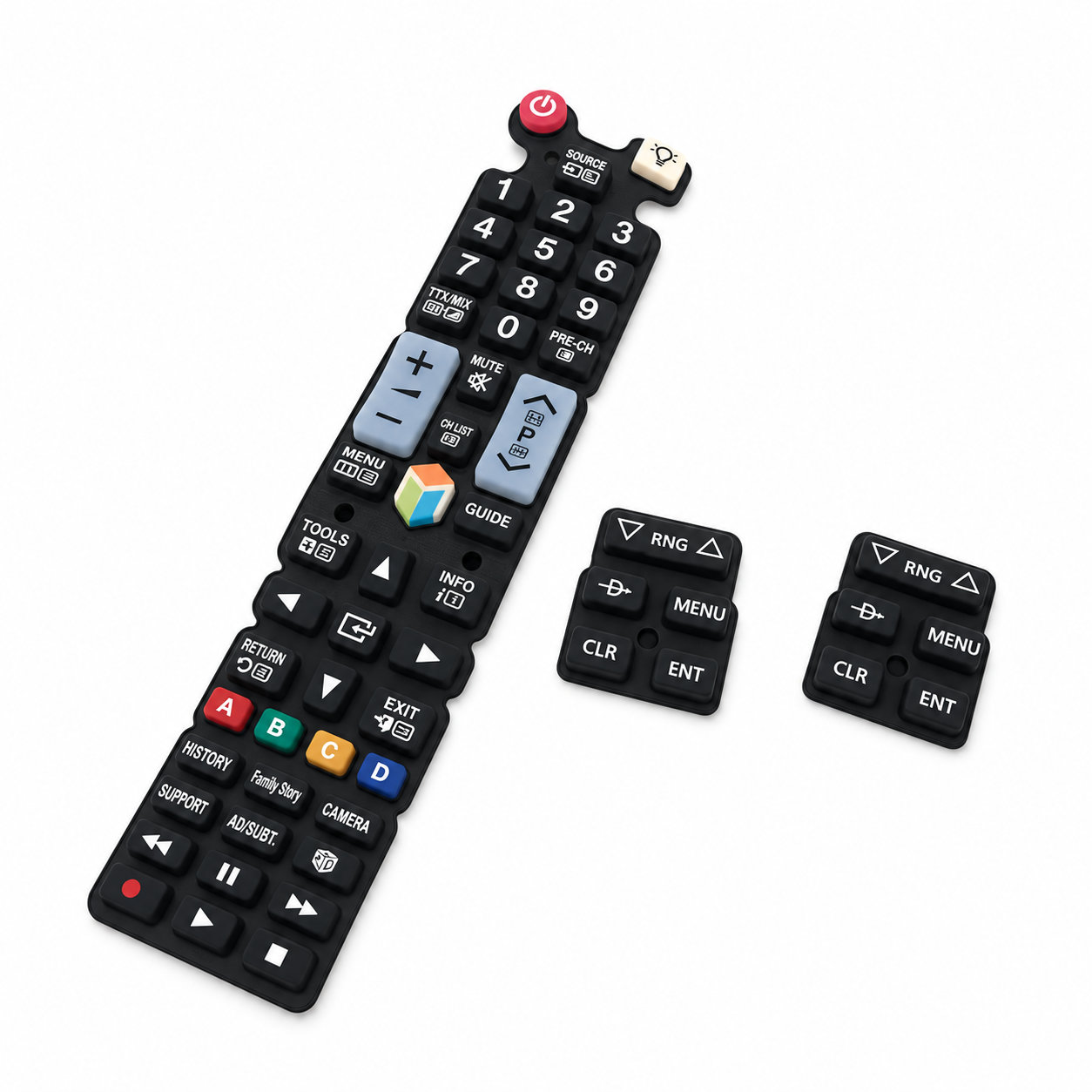 Keyboard rubber silicone capacitive touch keypad