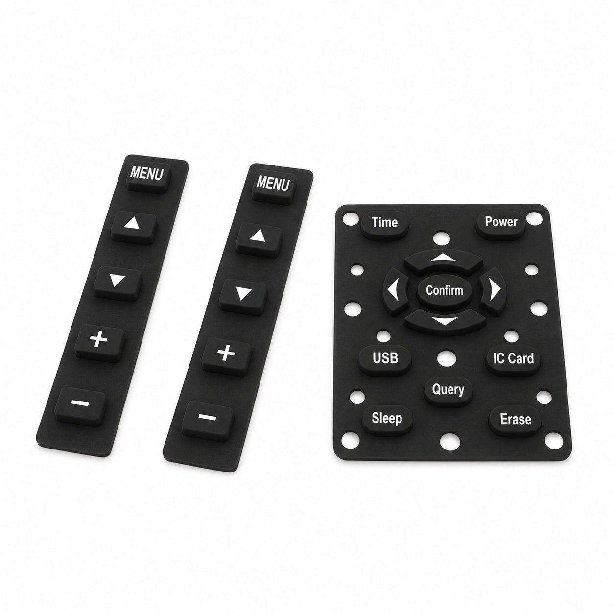 Electronic component keypads elastic silicone keypad
