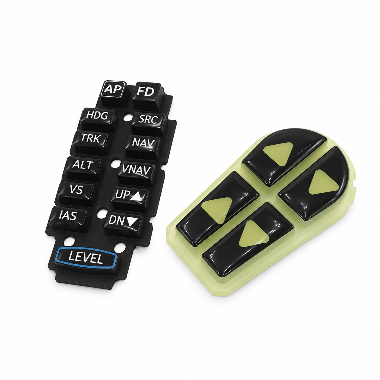 Custom made conductive membrane rubber keyboard