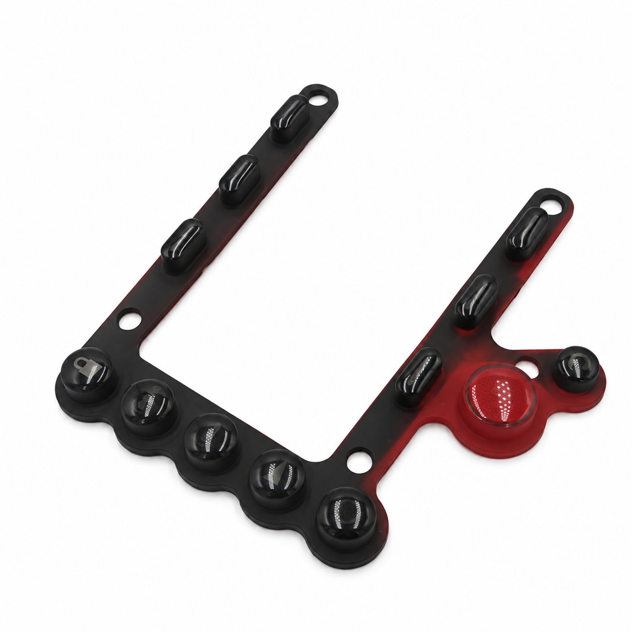 Laser etch silicone keypad/ Customized rubber keypads