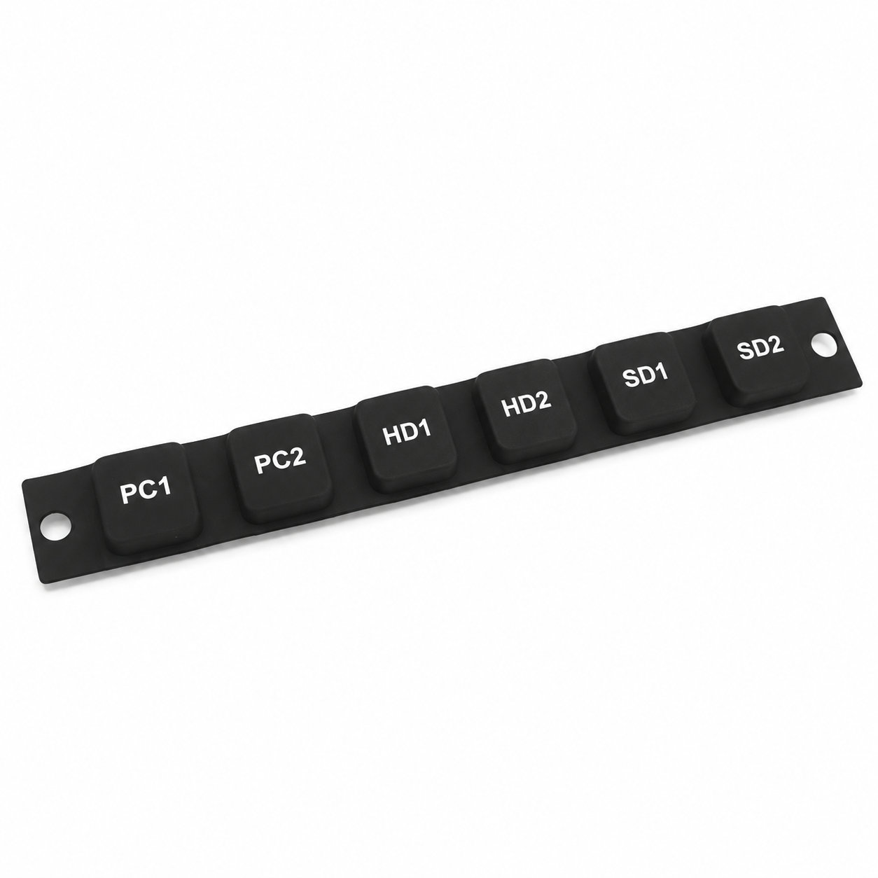 PCB circuit silicone keypad rubber push button