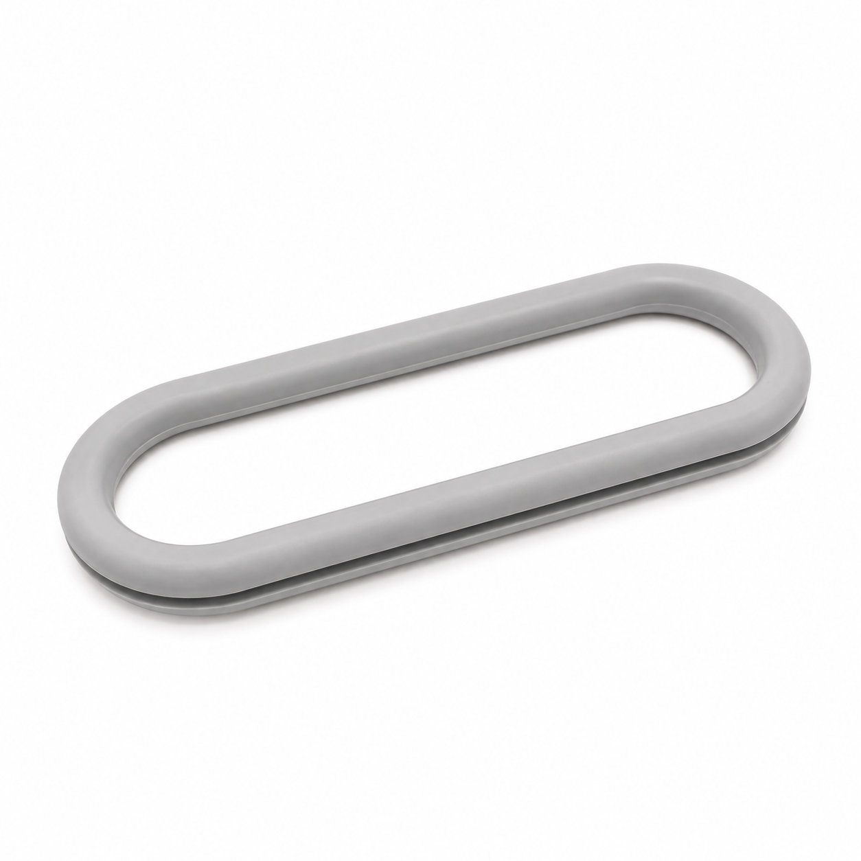 Oval silicone grommet