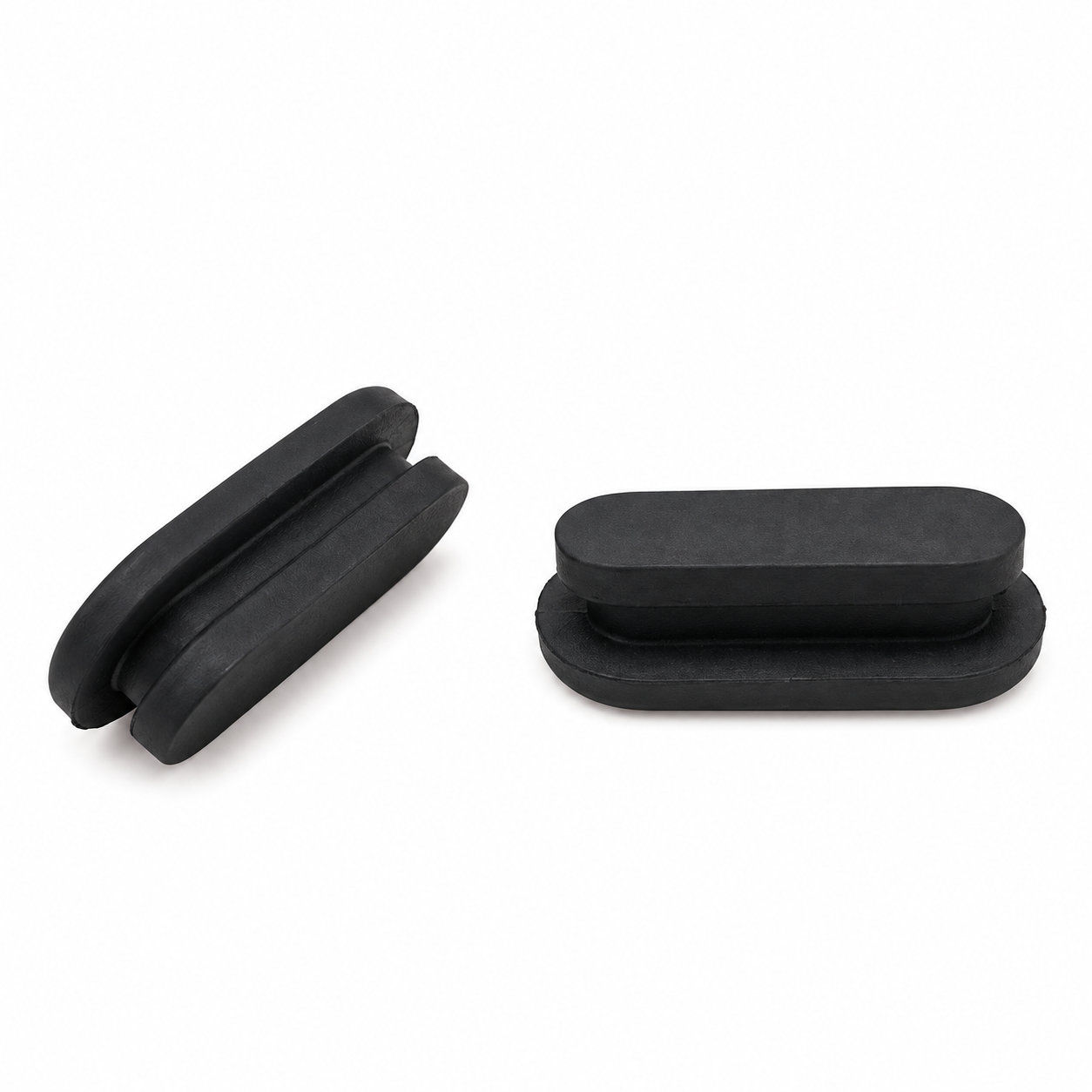 Rubber rectangular wiring grommet