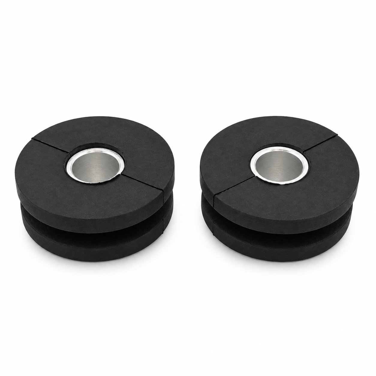 Rubber grommet with stainless steel