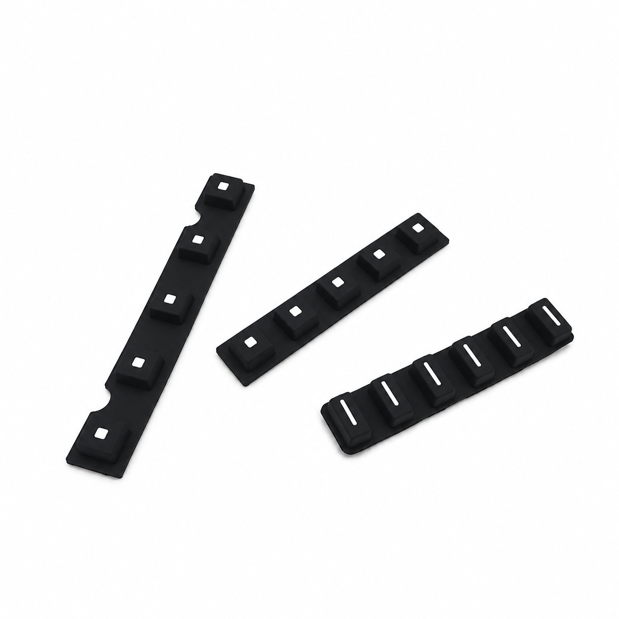 Custom silicone control button conductive keypad