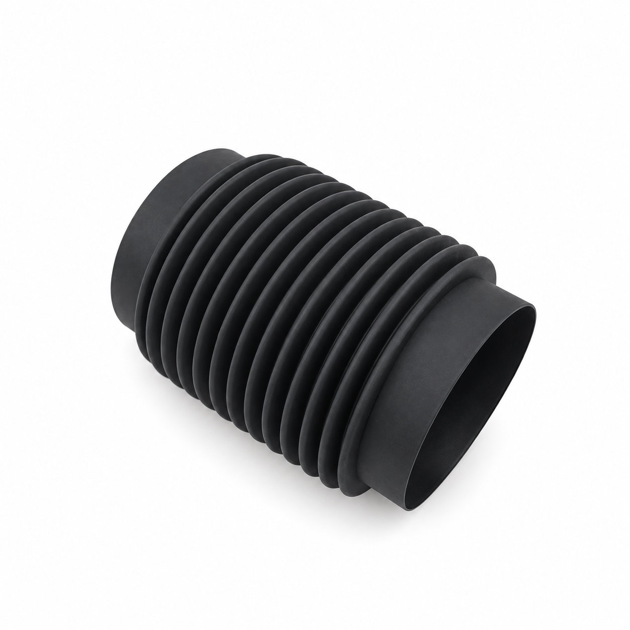 Flexible air shock absorber rubber bellow