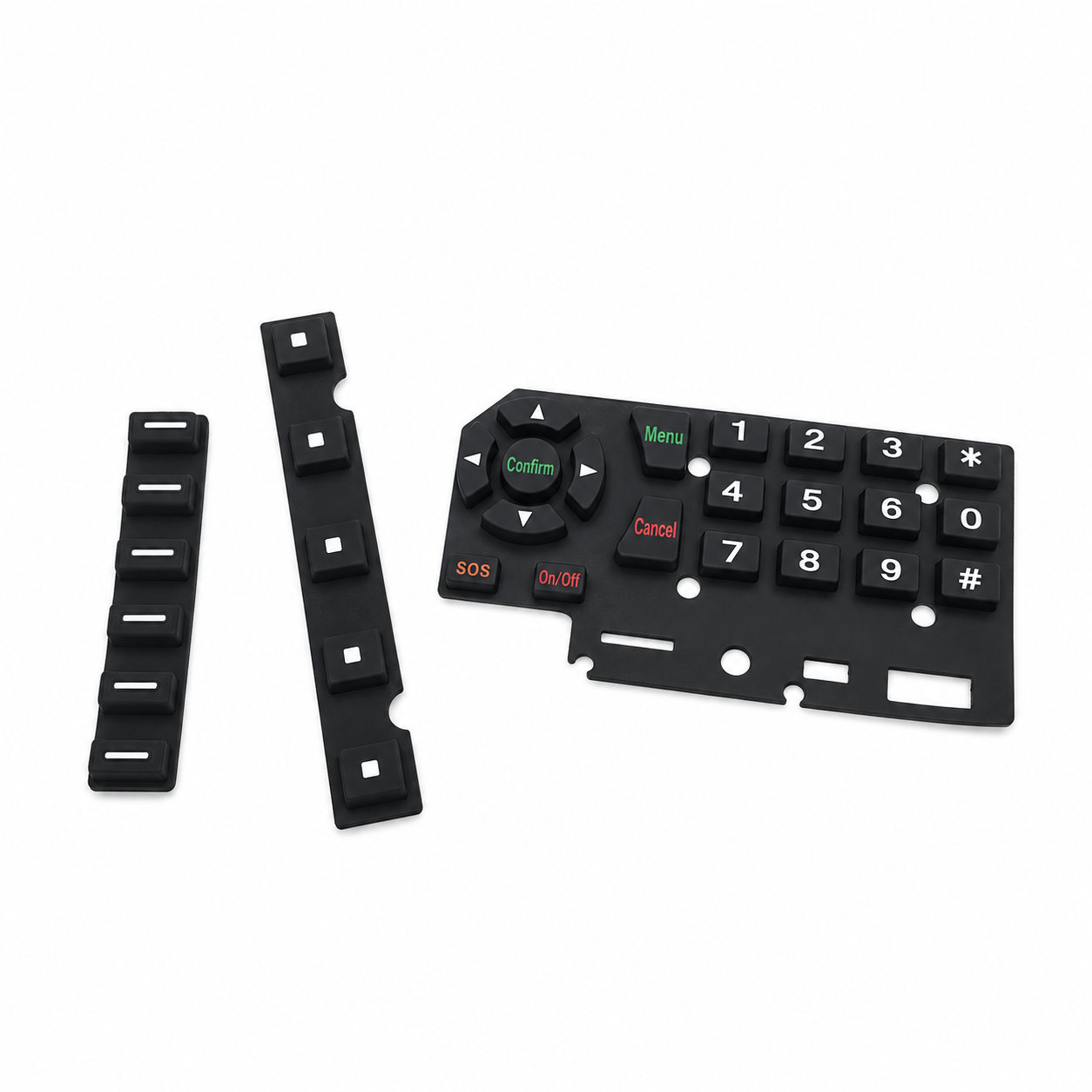 Custom silicone keypad rubber keypads supplier
