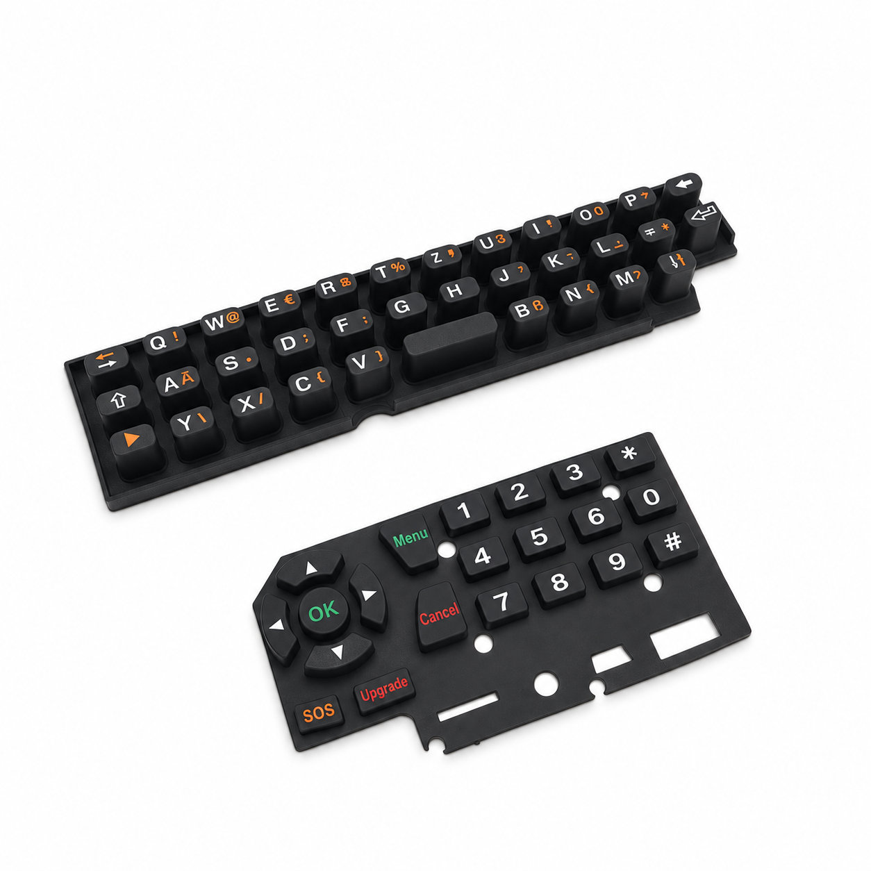 Conductive elastomer buttons silicone keypads