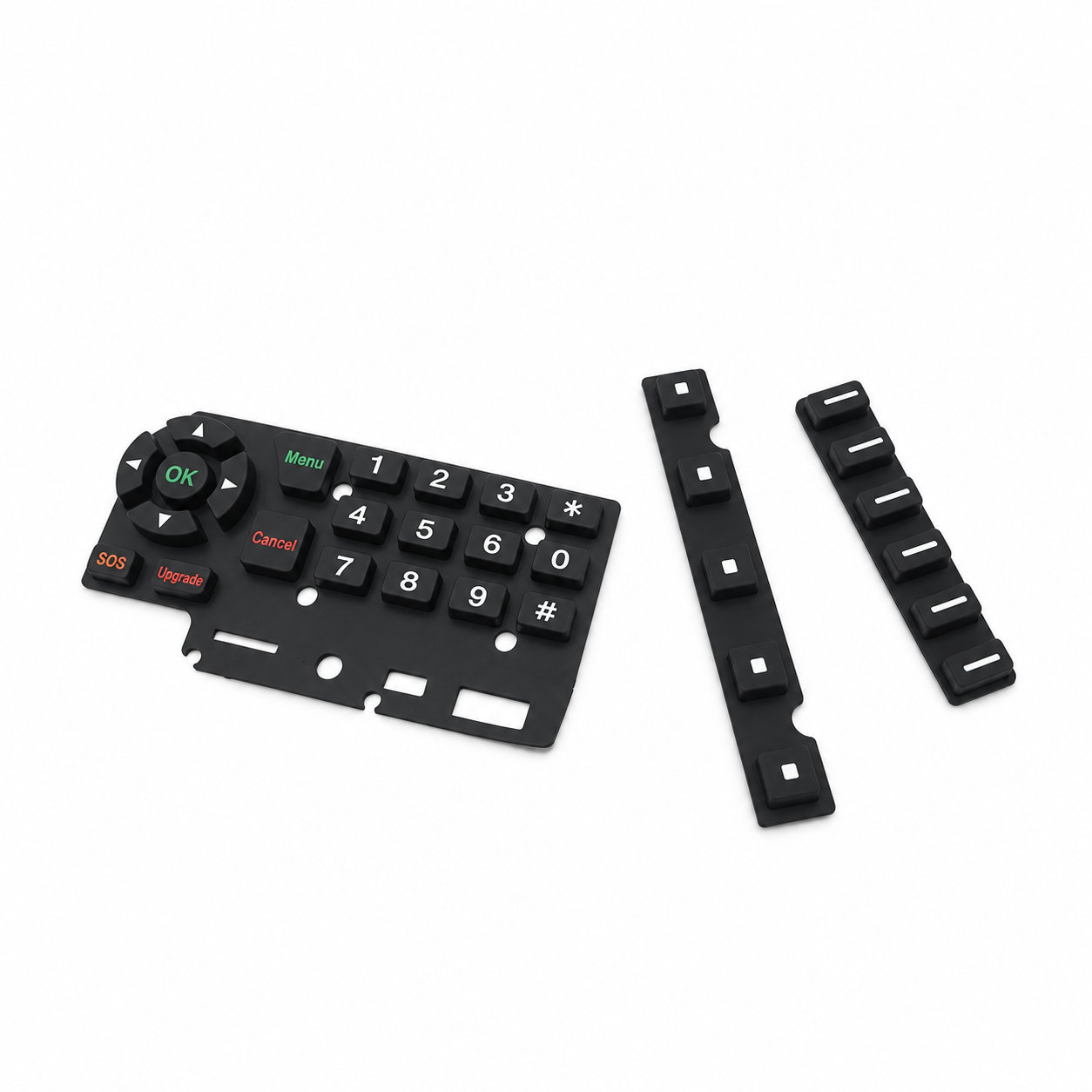 Rubber dome switch keyboard keypads