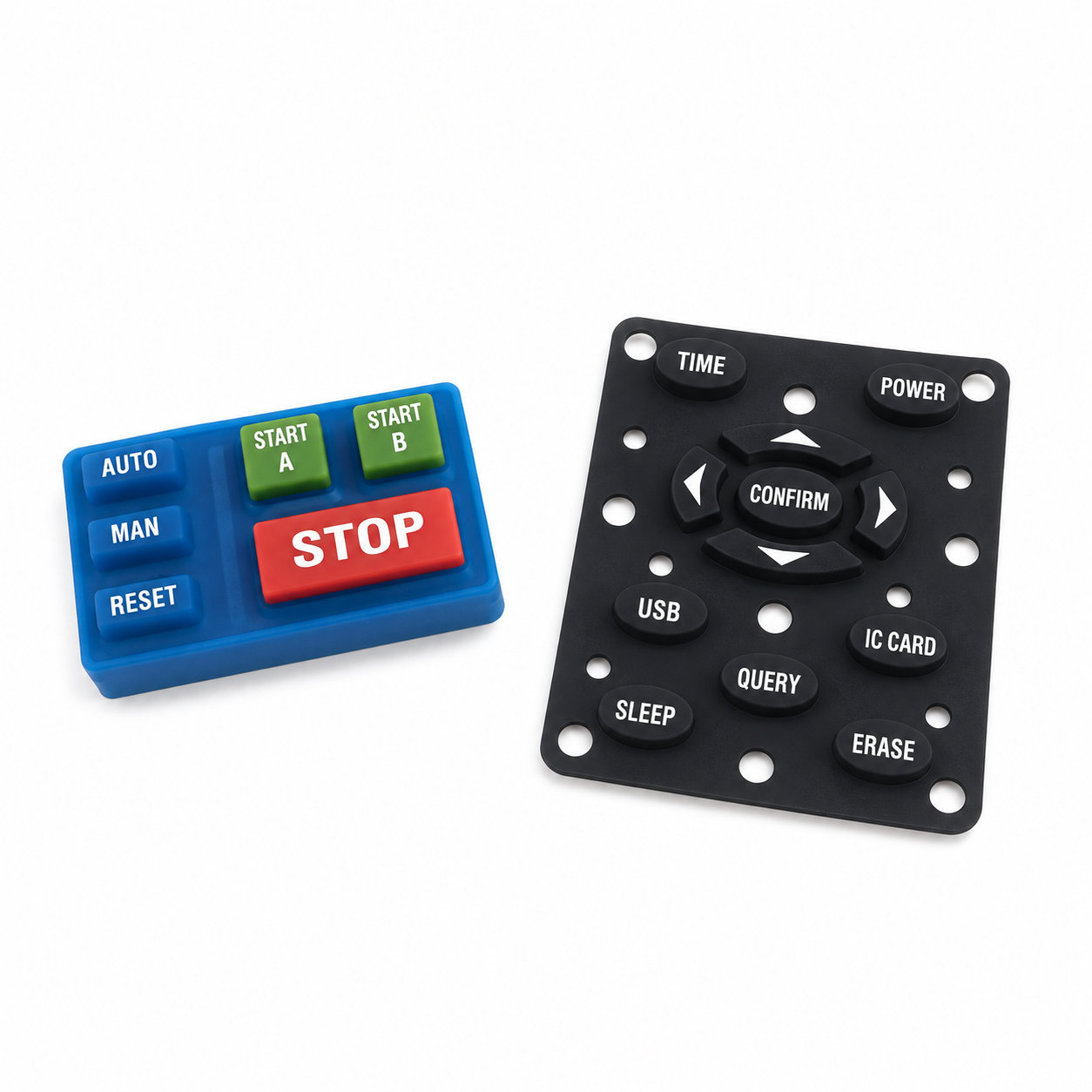 Custom electronic silicone membrane keypad