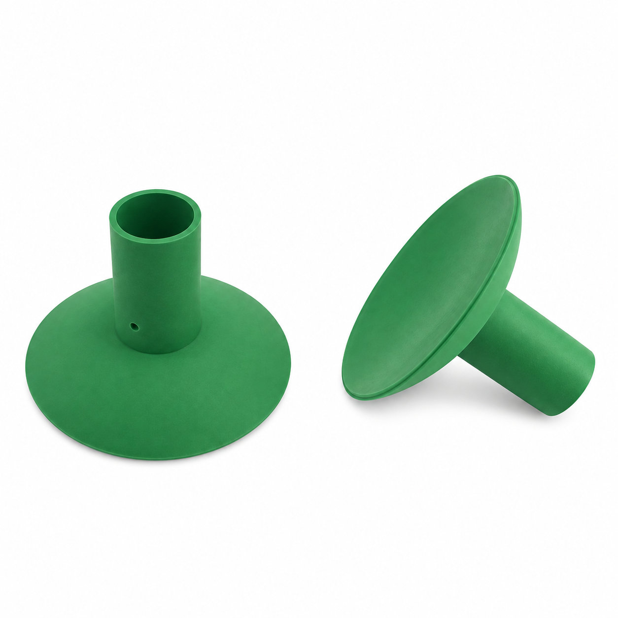 Custom made green vacuum rubber suction cup