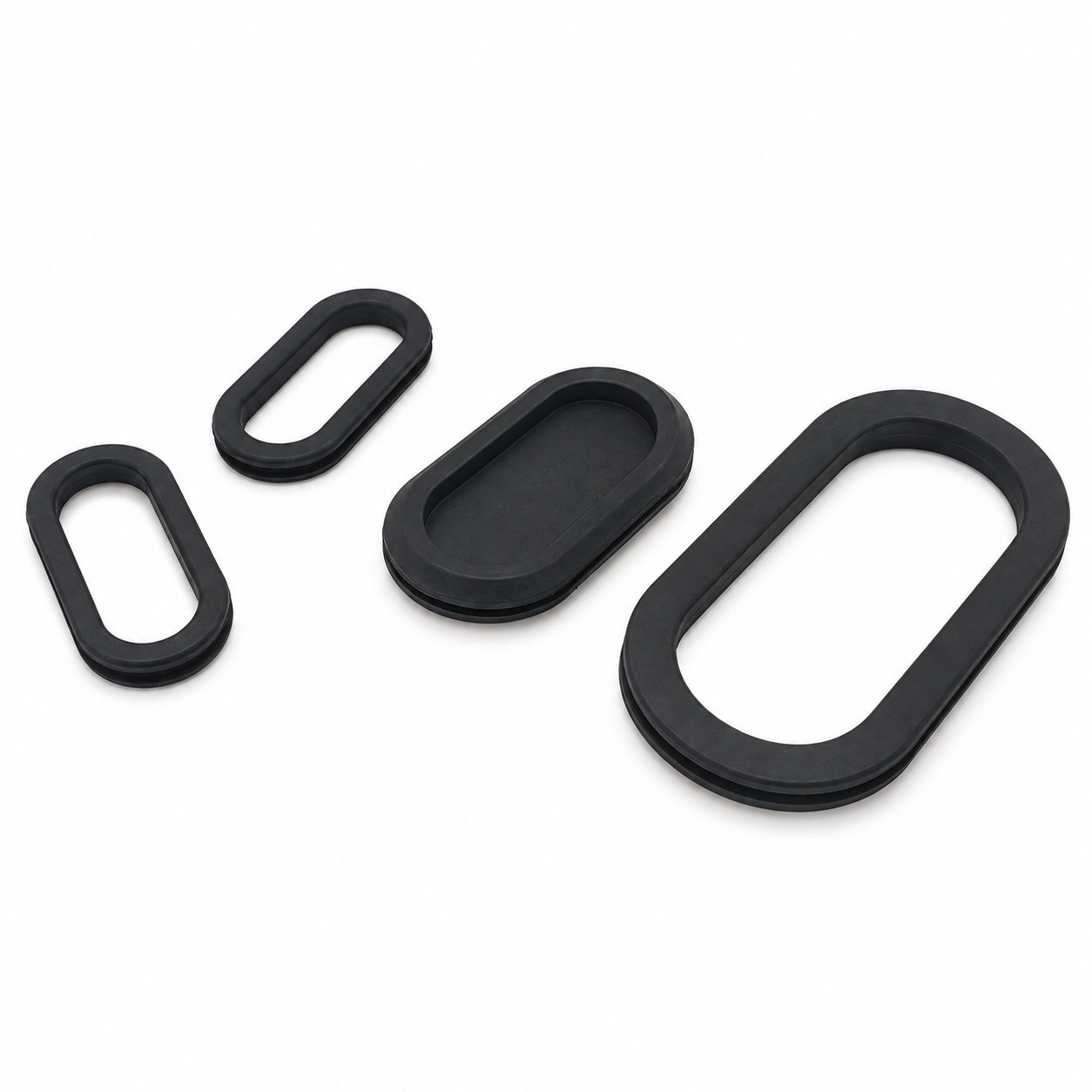 Rubber eyelets oval rubber grommets